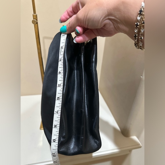 Prada Tessuto and Black Leather Metal Handle Bag - Picture 5 of 12